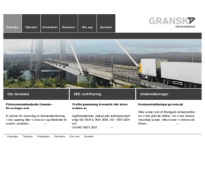 granska.com: Granska
Förtroendemärkesbyrån Granska - för en högre nivå. ISO certifiering, ISO 9000, IS0 14001 och OHSAS 18000. Kundundersökningar och företagets ambasssadörer.
