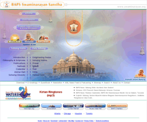swaminarayan.com: || B A P S Swaminarayan Sanstha ||
BAPS Swaminarayan Sanstha