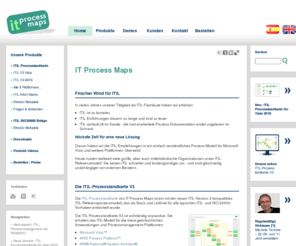 itprocessmaps.com: IT Process Maps: Homepage
Professionelles ITIL-Prozessmodell (Visio, ARIS, …) als Referenz für Ihr ITIL- oder ISO-20000-Vorhaben.