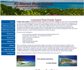 fijiland.com: Ki-Maren Real Estate - Fiji Land For Sale - Licensed Real Estate Agents - Fiji Property - Fiji Islands for Sale - Freehold
Freehold land for sale in Savusavu Fiji