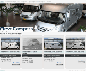 flevocampers.nl: Nieuw in ons assortiment
Hymer Occasion Centrum Flevocampers Zeewolde