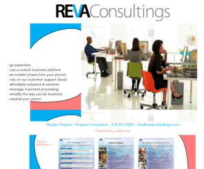 revaconsultings.com: REVA Consultings
REVA Consultings - Program Consultant, Data Entry, Book Keeping, Business Consulting, Design, and much more.