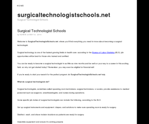 surgicaltechnologistschools.net: surgicaltechnologistschools.net — Surgical Technologist Schools
Surgical Technologist Schools