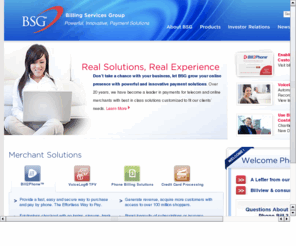 bsgch.com: BSG - Clearing Solutions -    The Center of Network Commerce
Data Clearinghouse