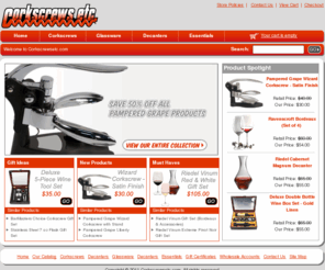 corkscrewsetc.com: Corkscrews Etc - Corkscrews, Wine Openers, Barware
Corkscrews Etc has a extensive collection of corkscrews, lever models, twist style, corkscrew sets, stationary corkscrews, waiter style, pump style, antique corkscrews and more.