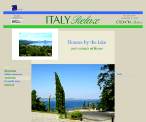 italy-relax.com: ITALY RELAX | Houses by the lake just outside of Rome
Houses by the lake just outside of Rome, Rental villas, houses and apartments in Central Italy