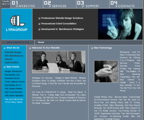 lyragroup.com: LYRAGROUP -=- Website Design, Development & Maintenance Sloutions
Website Designs, Development & Maintenance Solutions With Personalized Client Consultation