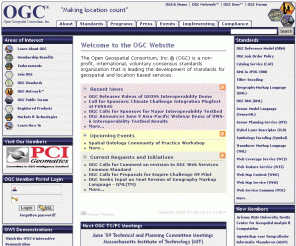 opengeospatial.org: Welcome to the OGC Website | OGC(R)
