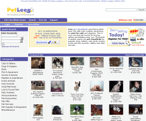 petclassifieds.us: Free Pet Classifieds - Buy and Sell - Pets for Sale
Free pet classifieds - Buy, sell and adopt. All types of pets for sale.