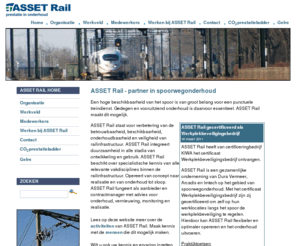 assetrail.com: ASSET Rail - partner in spoorwegonderhoud
ASSET Rail - partner in spoorwegonderhoud