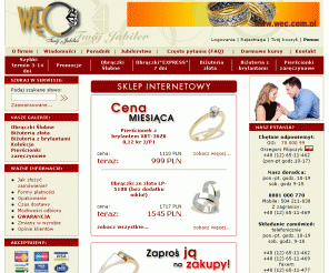 wec.com.pl: Pierścionki zaręczynowe, obrączki ślubne, pierścionki z brylantami | WEC.com.pl
Obrączki ślubne, pierścionek z brylantem, w sklepie WĘC-Twój Jubiler