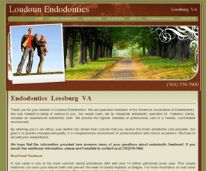 loudounendo.com: Endodontics Leesburg VA, Endodontist
Leesburg VA Endodontist Drs. Canby and Lee. We are a dental practice dedicated exclusively to endodontic care. Don't hesitate to contact us at (703) 779-7900.