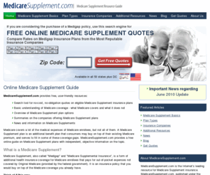 flyexecutiveplanes.com: Medicare Supplement Plans
MedicareSupplement.com provides free, independent information about Medicare Supplement insurance plans (also known as Medigap).