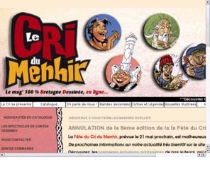 lecridumenhir.com: le Cri du Menhir
Le magazine 100 % Bretagne dessinée