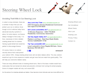 steeringwheellock.net: Steering Wheel Lock - Best Selection
Find the perfect steering wheel lock with our video demos, product information and pricing. Cheap, secure ways to prevent auto theft.