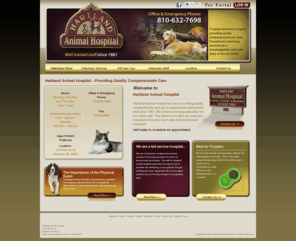 hartlandpetvet.com: Michigan Veterinary Clinic – Hartland Animal Hospital
Trusted veterinary hospital providing quality compassionate pet care.  Exceptional veterinary services by a knowledgeable staff and state of the art facility.  