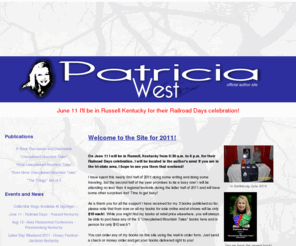 patriciawest.net: Patricia West Author Site
Sed imperdiet placerat quam. Pellentesque ut ipsum. Nulla elementum, nisl in pellentesque condimentum, ligula nisi nonummy augue, sit amet ornare tellus libero sed risus