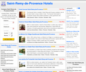 saintremydeprovencehotels.com: Saint-Remy-de-Provence Hotels - Hotels in Saint-Remy-de-Provence, France
Discover, read reviews and compare Saint-Remy-de-Provence Hotels - Check rates, availability and book Saint-Remy-de-Provence Hotels direct online and save. 