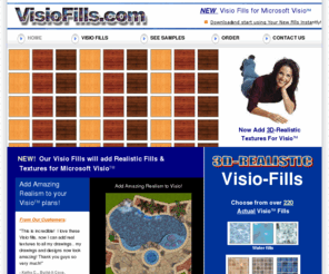 visiofills.com: Visio-Fills - 3D Visio Fills
Create amazing Visio drawings with our 3D Visio fills!