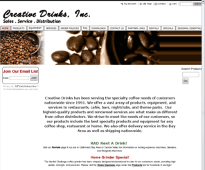 creativedrinksinc.com: Creative Drinks Specialty Beverage and Equipment  - Home
Creative Drinks wholesale beverages and equipment for the specialty coffee industry.