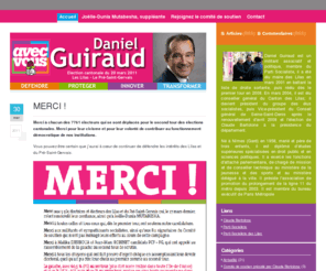 danielguiraud.fr: Daniel Guiraud, maire des Lilas, Candidat Ã  l'Ã©lection cantonales en Seine-Saint-Denis sur le canton des Lilas et du PrÃ©-Saint-Gervais
Daniel Guiraud, maire des Lilas, Candidat socialiste Ã  l'Ã©lection cantonales en Seine-Saint-Denis sur le canton des Lilas et du PrÃ©-Saint-Gervais