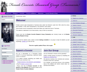 femaleconvicts.org.au: Home
Information on female convicts, female convict institutions, convict ships, convict history and Convict Women's Press.