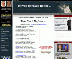 uniteddefensegroup.com: United Defense Group - A Criminal Defense Law Firm
United Defense Group defends you if you have been accused, charged or arrested for any type of crime. Contact us right now at 1-800-459-2500 for expert criminal defense representation.