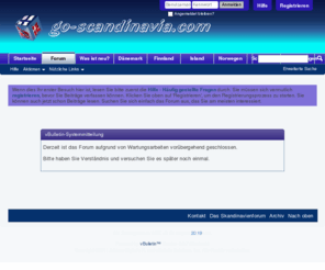 go-scandinavia.com: Das Skandinavienforum
Ein Forum von Skandinavienfans für Skandinavienfans. Zum Austausch von Informationen und Erfahrungen, mit aktuellsten Nachrichten und kostenlosen Kleinanzeigen.