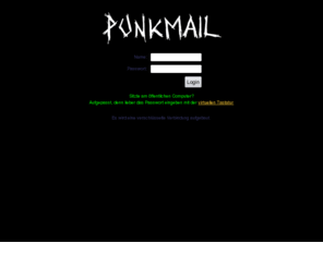 punkmail.org: pUnkmail
notmail.org login