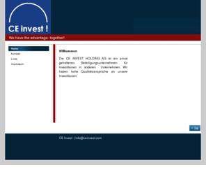 ceinvest.com: Home
CE INVEST HOLDING AG c/o TURICON Asset Management AG - We have the advantage- together!
www.turicon.ch