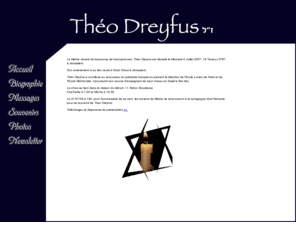 theodreyfus.com: A la mémoire de Théo Dreyfus
A la mémoire de Théo Dreyfus