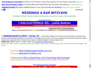 weddings-bnaimitzvahs.com: Weddings & Bar Mitzvahs - Weddings & Bat Mitzvahs - Weddings & Bnai Mitzvahs
Weddings & Bar Mitzvahs from the Technology Data Exchange - Linked to TDE member firms.