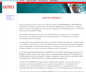 asomex.info: HOME -
Un sitio web para la edición de sitios