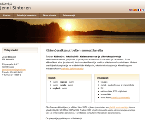 jennisintonen.com: Etusivu - Kääntäjä Jenni Sintonen
Käännösratkaisut kielten ammattilaiselta.