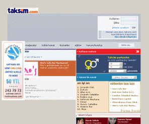 taksim.com: Taksim'de Hayat Var! | Taksim.com
Taksim'in buluşma noktası taksim.com müzik, eğlence, kültür, sanat, haber, yemek, alışveriş, sinema hakkında bilgi ve geniş kapsamlı taksim rehberi ile Taksim'de eğlencenin ve sanatın nabzını tutuyor.