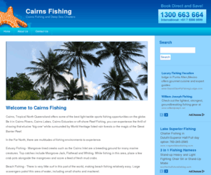 cairnsfishing.net: Cairns Fishing Beach Freshwater Reef Tropical North Queensland
Find great accommodation packages and deals for Cairns fishing - freshwater, reef, beach within the tropics of Queensland.