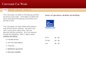 carronadecarwash.com: Carronade Car Wash - Home
The Carronade Car Wash is Perrysburg's premier full service auto wash.  Carronade Car Wash has been serving the Perrysburg community since the fall of 2001.