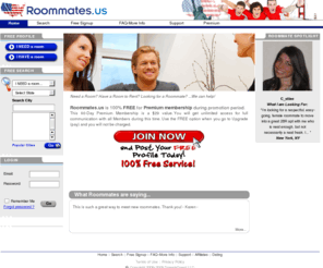 furnishedaccommodation.net: Roommates.us - America's Roommate Service - Roommates Rooms Shared Accommodation Homestay
Roommates.us is America's roommate service, a roommate matching service, that helps people find a roommate, a room or shared accommodation, and offers tools to help search for a roommate or room to share.