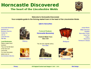 horncastlediscovered.com: Horncastle Discovered - Your Guide to the Heart of the Lincolnshire Wolds
Horncastle Discovered - Your Guide to the Heart of the Lincolnshire Wolds.