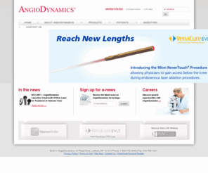 lancdev.com: AngioDynamics: Improving Patient Care Through Innovation
AngioDynamics is focused on improving patient care through innovation of medical devices. From our irreversible electroporation to our DuraMax™ stepped chronic dialysis catheter, we are committed to being at the leading edge of the medical devices industry.