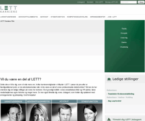lettkarriere.com: LETT Karriere - Bliv en del af LETT Advokatfirma
  
   
 Dygtig 
   
 Energisk 
   
 Ordentlig 
   
 Direkte 
   
 Uhøjtidelig 
  