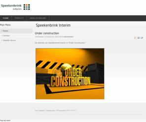 speekenbrink.net: Speekenbrink Interim
Speekenbrink Interim,