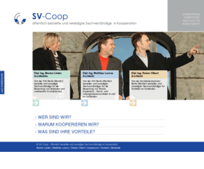 sv-koop.com: SV-Coop - öffentlich bestellte und vereidigte Sachverständige in Kooperation
SV-Coop - öffentlich bestellte und vereidigte Sachverständige in Kooperation