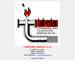 tuberlan.com: Tuberlan S.L. Fontanería - Gas - Calefacción - Energía solar - Zaragoza
