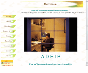 adeir.net: bienvenue sur Adeir
defense des enfants sur internet