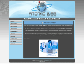 atomic-web.fr: ATOMIC WEB
Atomic web, le site de votre partenaire internet...