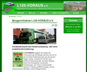 l125-voraus.de: Bürgerinitiative L125-VORAUS e.V. | Bürgerinitiative L125-VORAUS e.V.
Bürgerinitiative L125-VORAUS e.V., vordringlicher Ausbau