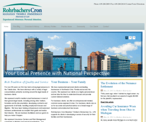 rcmtz.com: Rohrbachers Cron Manahan Trimble & Zimmerman Co., LPA
Attorneys in Toledo, Ohio with over 60 years experience servicing the Northwest Ohio Area.