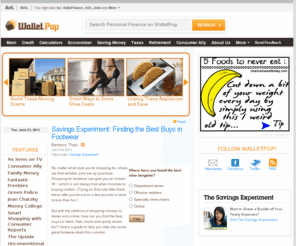 walletpop.net: Personal finance news, advice, calculators - WalletPop
Check personal finance news and advice on retirement planning, taxes, mortgages, investing and more at Walletpop.com. Our site provides personal finance advice and helps you navigate your personal finances with free financial tools and calculators