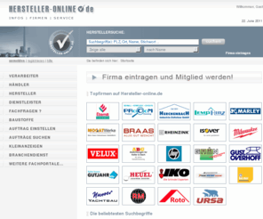 homefab.net: Hersteller von Baustoffen, Baumaterialien und Bauzubehör
Das Fachportal für Hersteller von Baustoffen, Baumaterialien und Bauzubehör für Hochbau, Tiefbau, Ausbau, Landschaftsbau und Verschönerung